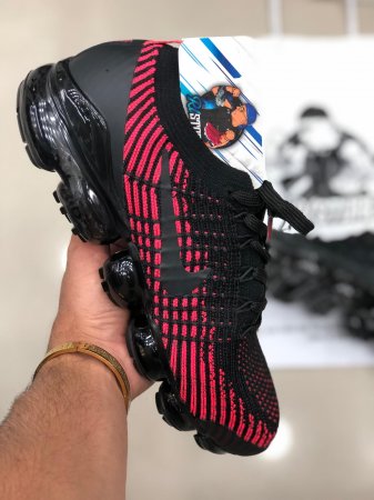 vapormax preto e rosa