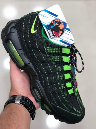 air max 95 preto e verde