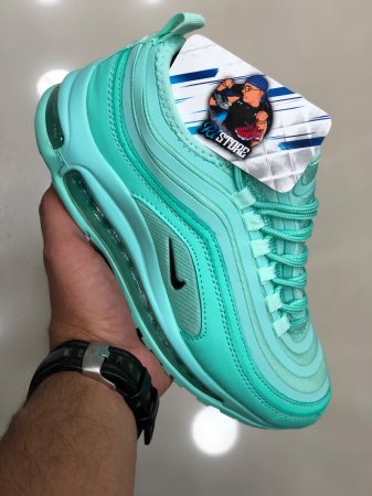 tenis nike air max 97 feminino verde agua