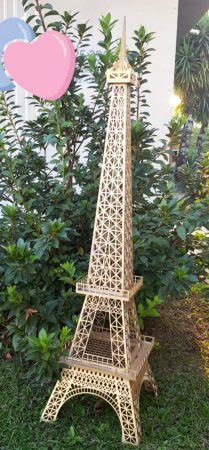 Torre Eiffel 1 mt Dourada
