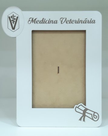 Porta Retrato 15 x 21 Medicina Veterinária