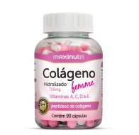 Colágeno Hidrolisado Femme + Vitaminas A, C, D e E C/90 Caps