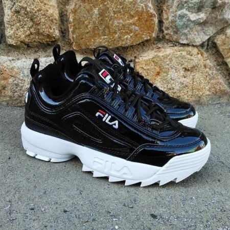 fila disruptor preto camurça
