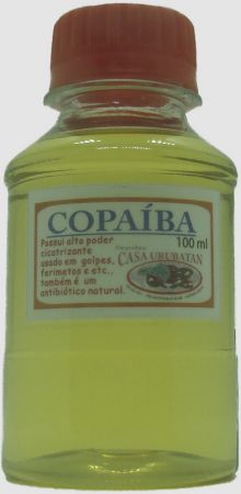 ÓLEO DE COPAIBA - Óleo de copaíba 100ml